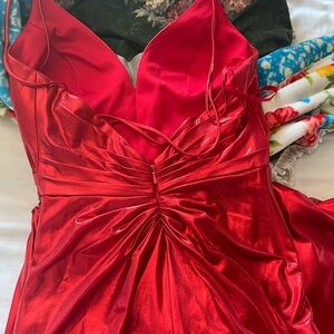 Cinderella Red Satin Chemise